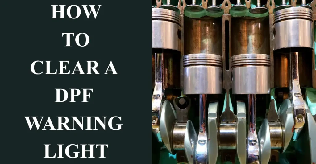 How to clear a DPF warning light