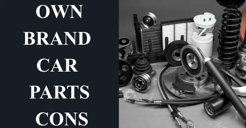 Own-Brand Car Parts Cons