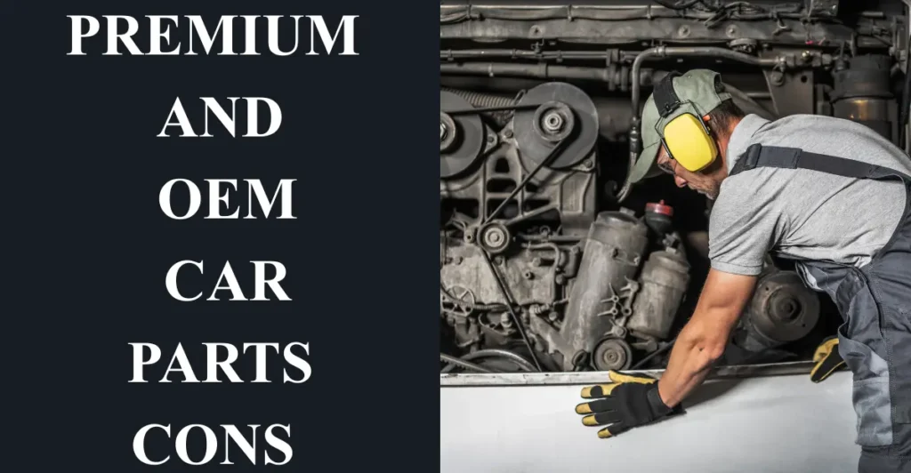 Premium and OEM Car Parts cons