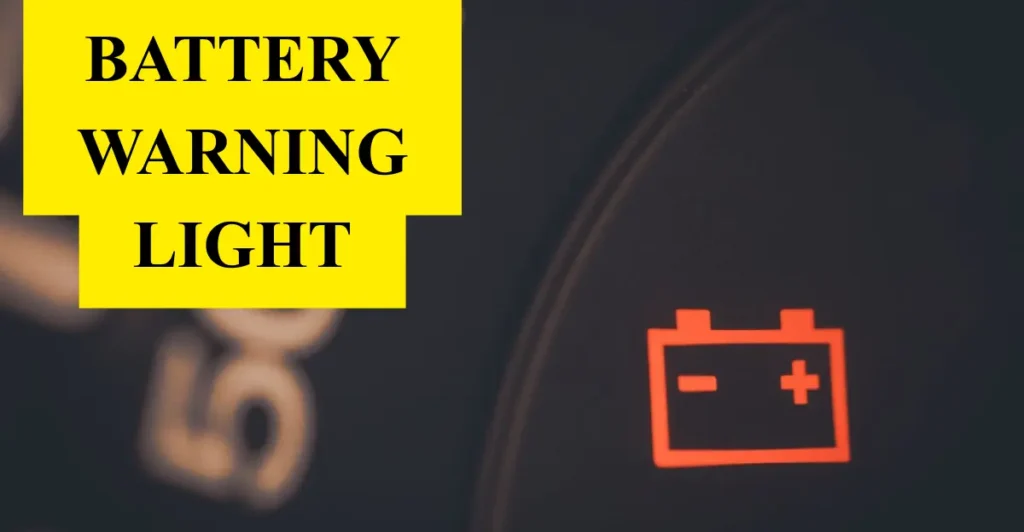 Battery warning light