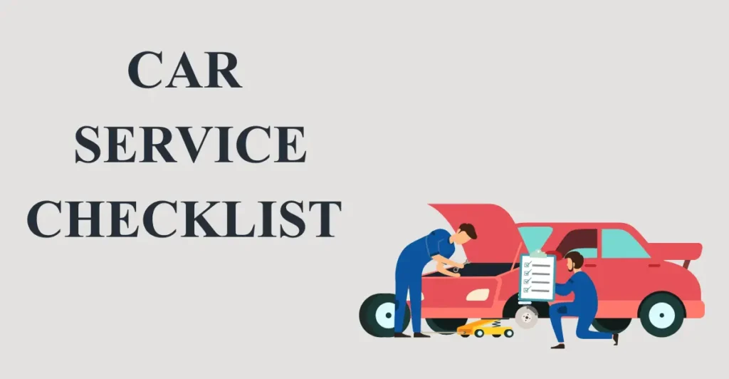 Car service checklist