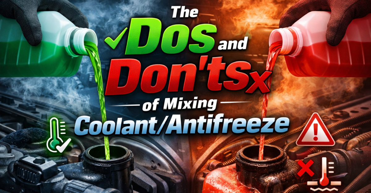 The Dos and Don’ts of Mixing Coolant/Antifreeze